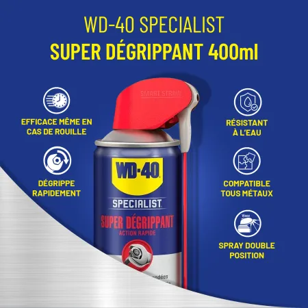 Super Dégrippant WD-40 Specialist 400 ml